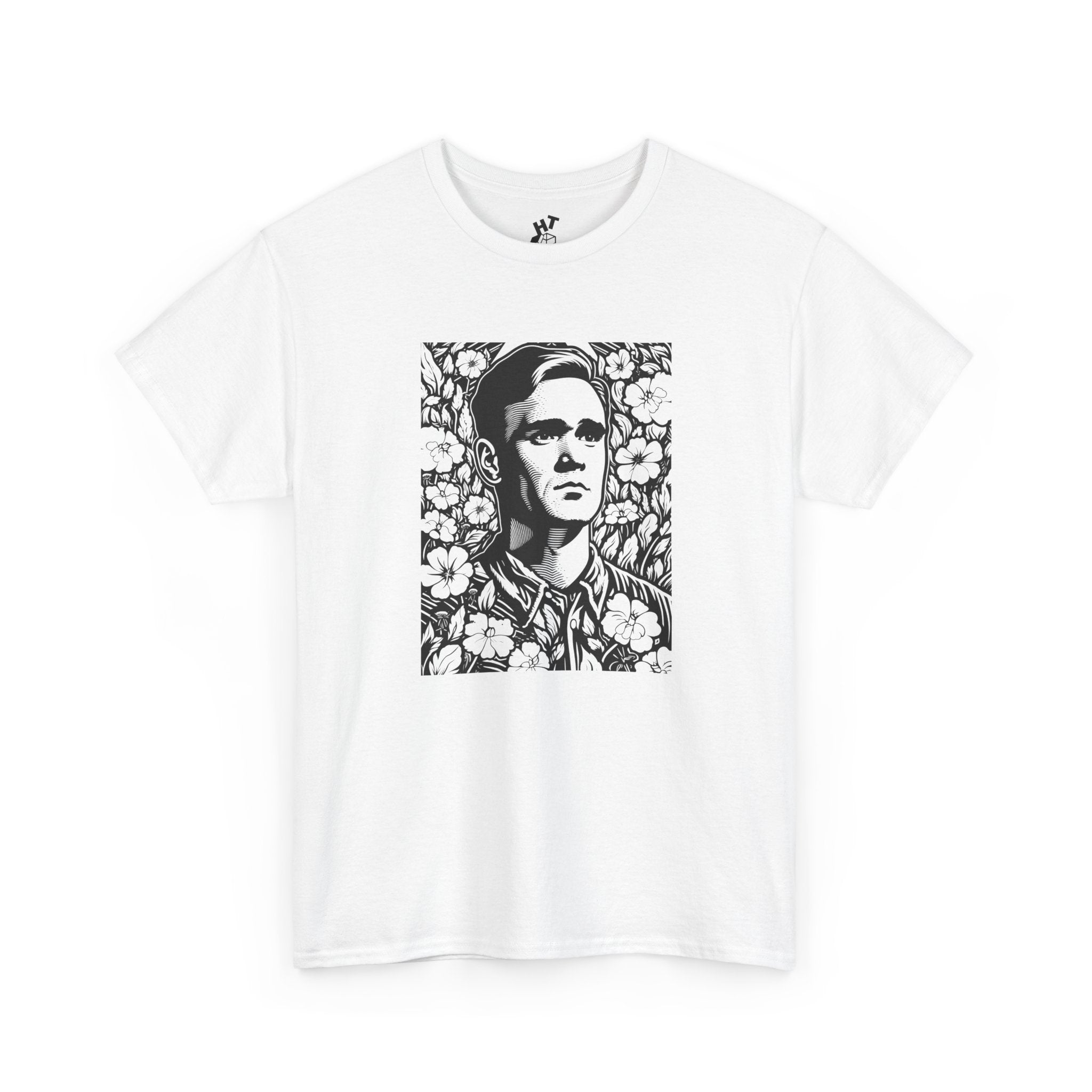 Morrissey in flowers unisex T-shirt
