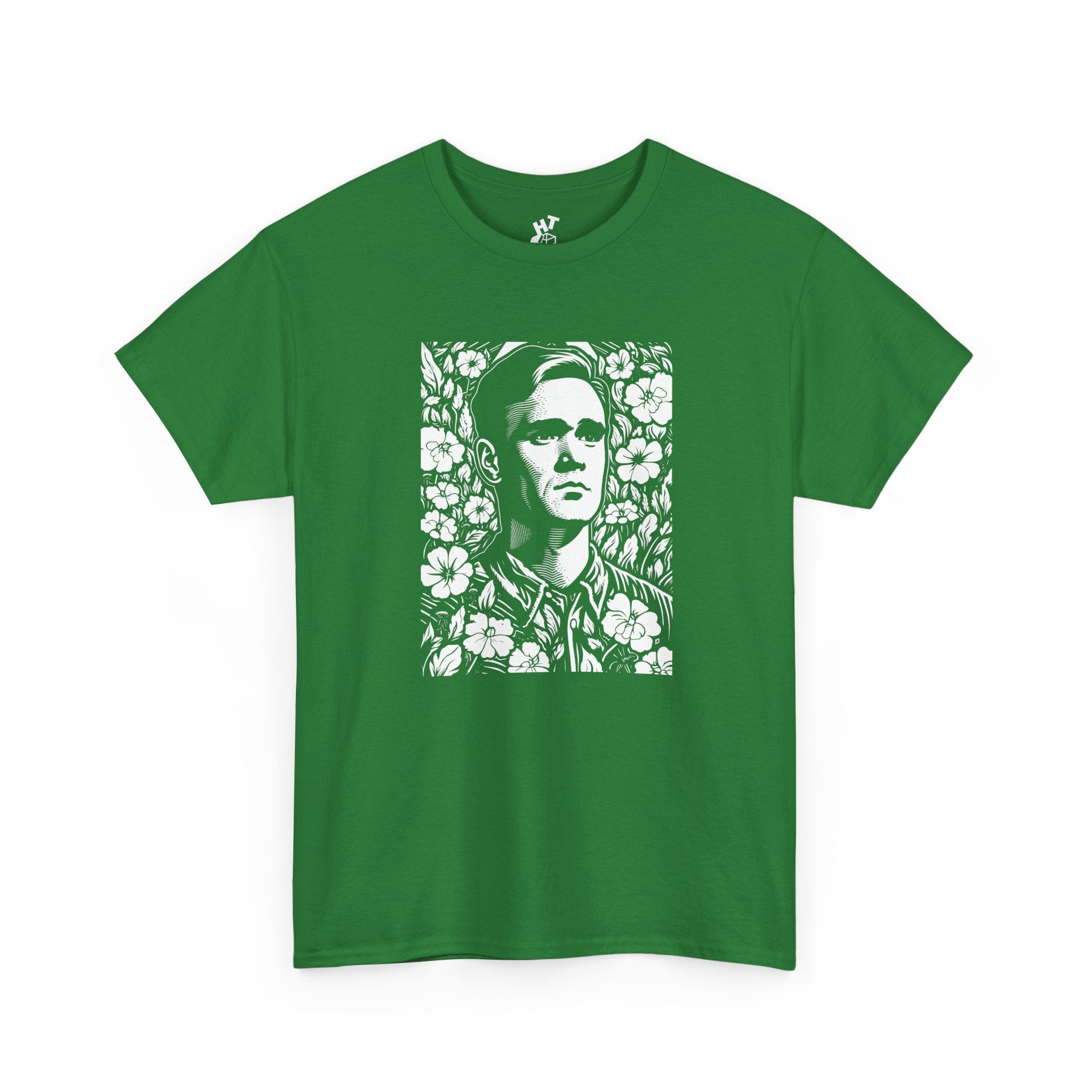 Morrissey in flowers unisex T-shirt