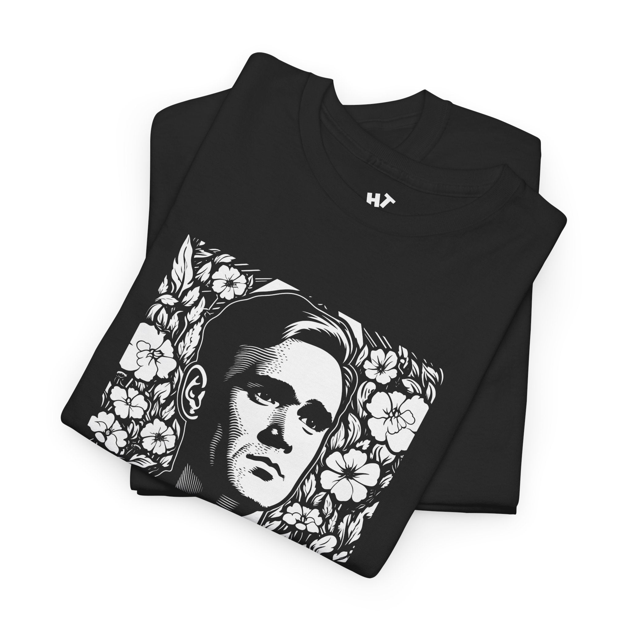 Morrissey in flowers unisex T-shirt