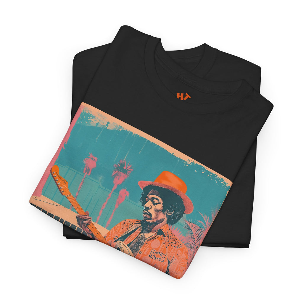 Jimi Hendrix is jamming in the pool T-shirt