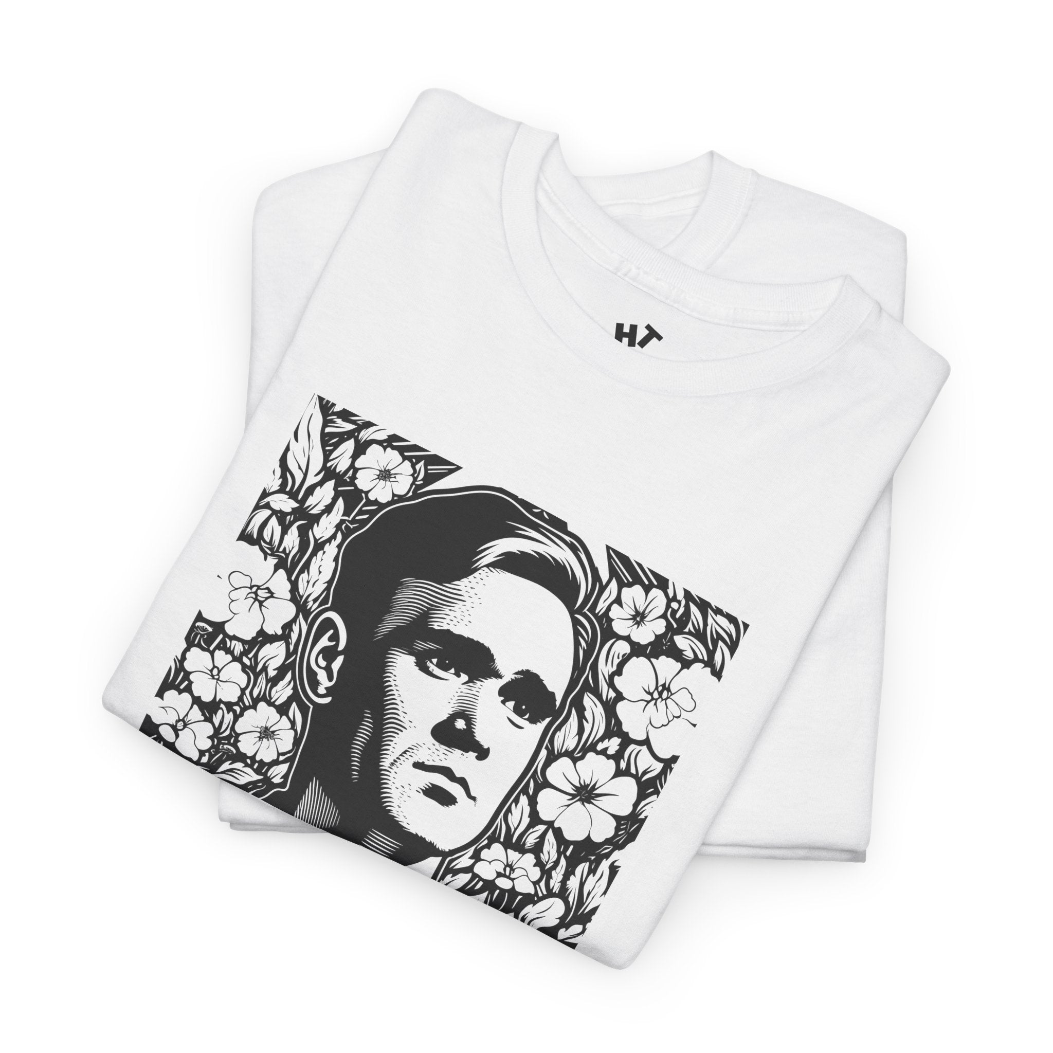 Morrissey in flowers unisex T-shirt
