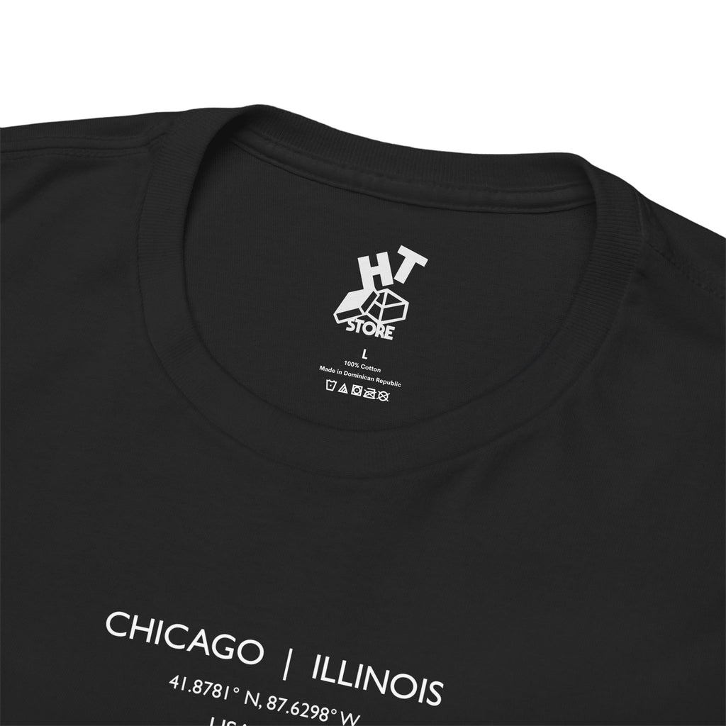 Chicago map t-shirt