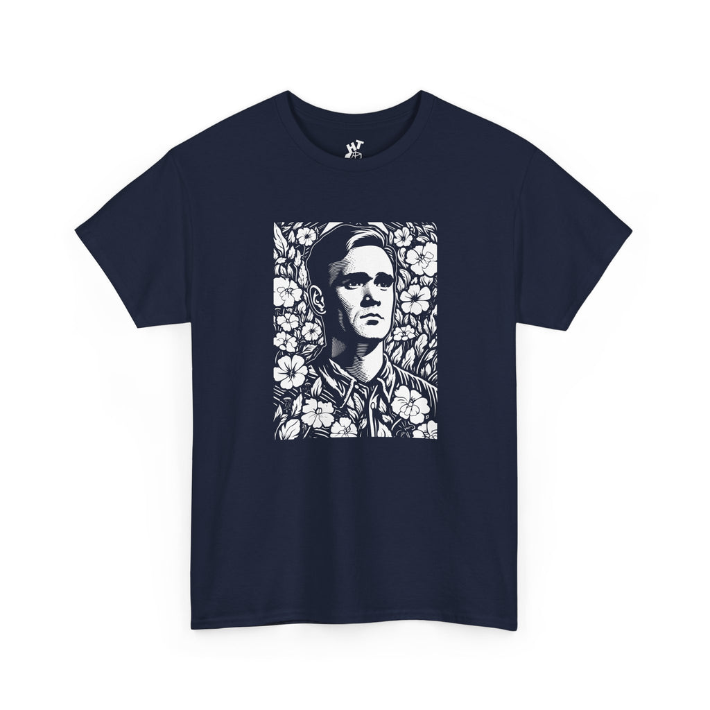 Morrissey in flowers unisex T-shirt