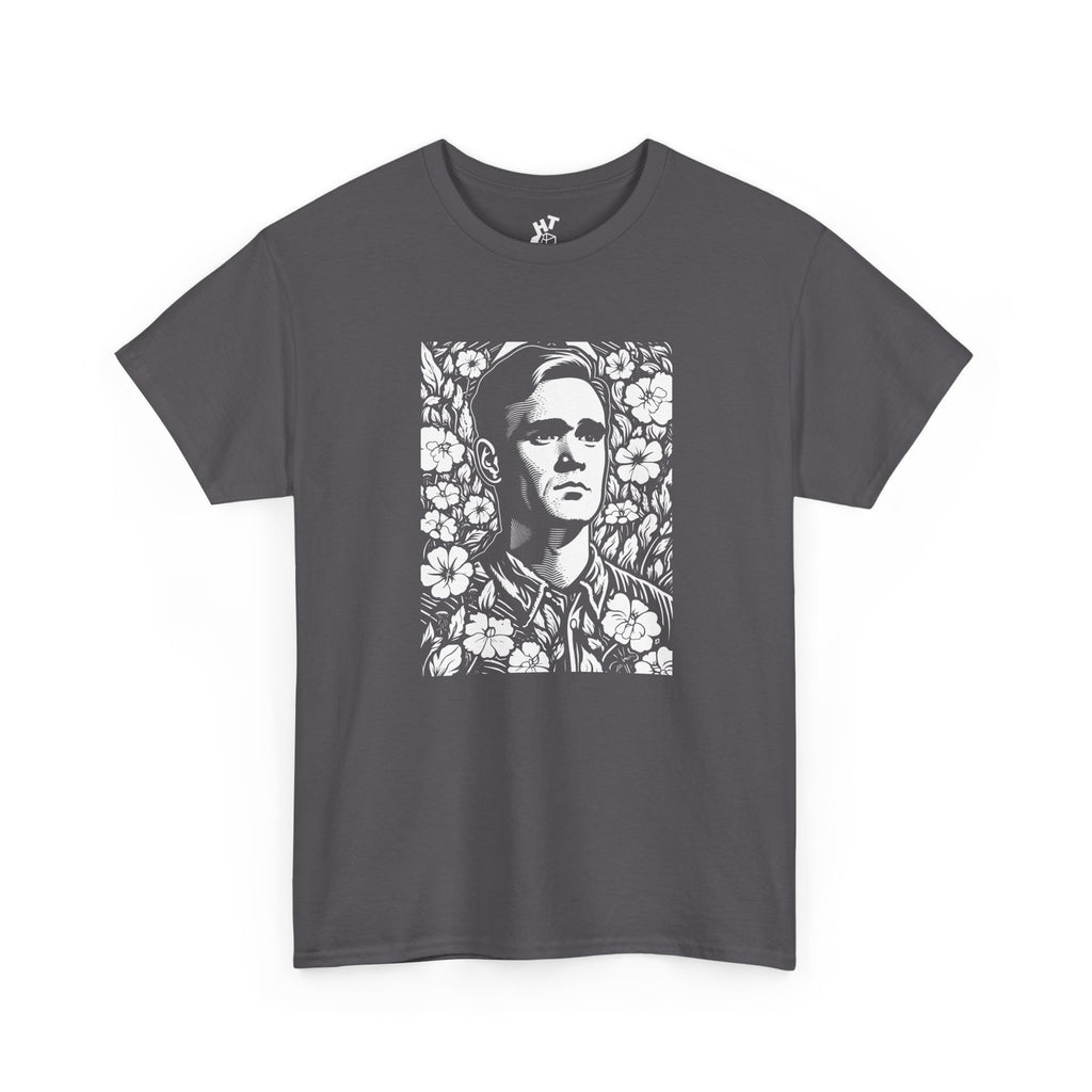 Morrissey in flowers unisex T-shirt