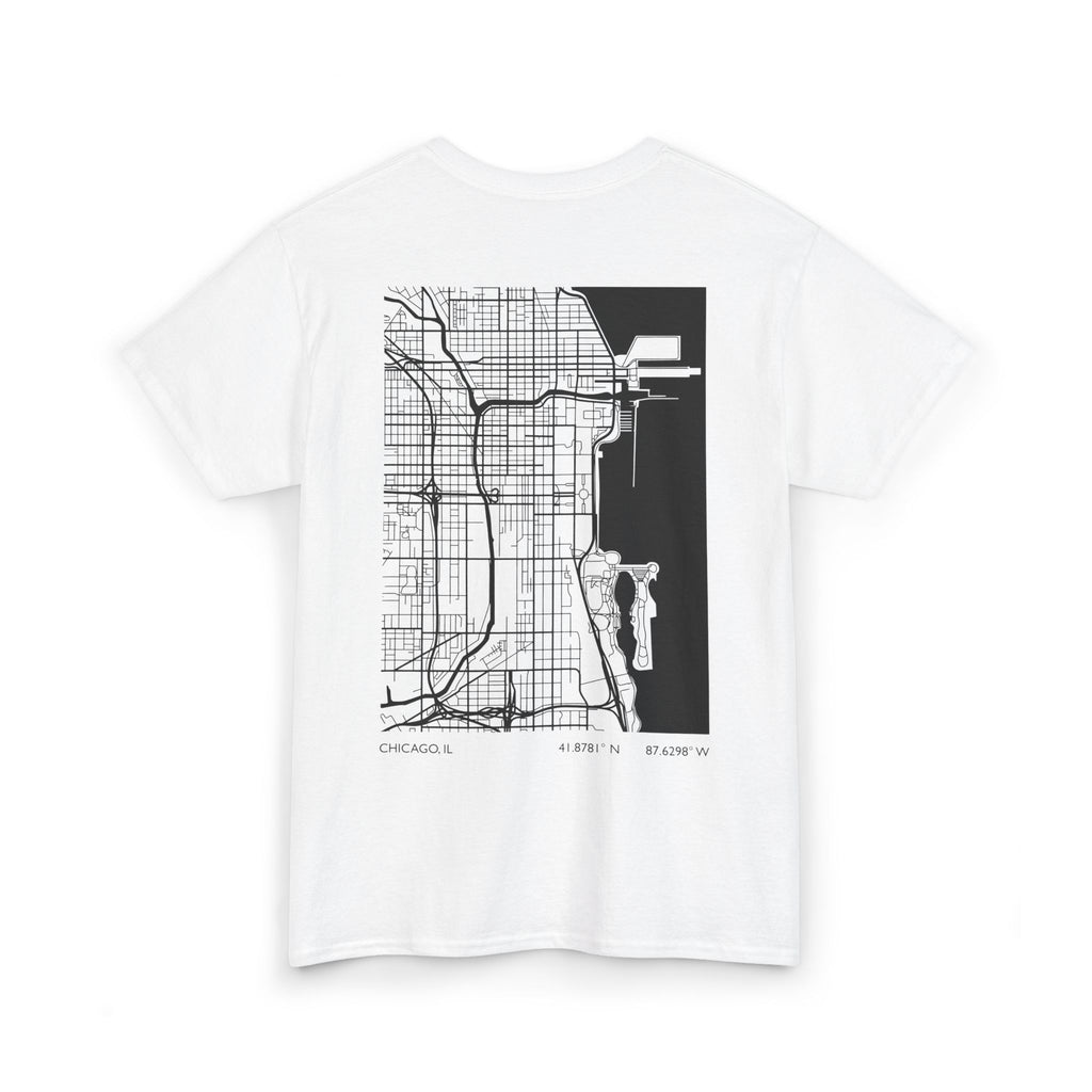 Chicago map t-shirt
