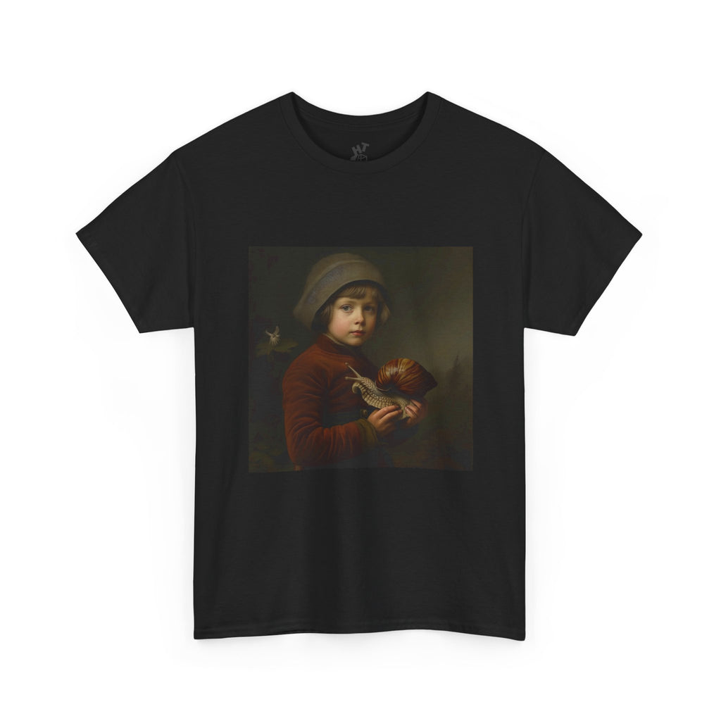Boy with a snail unisex T-shirt