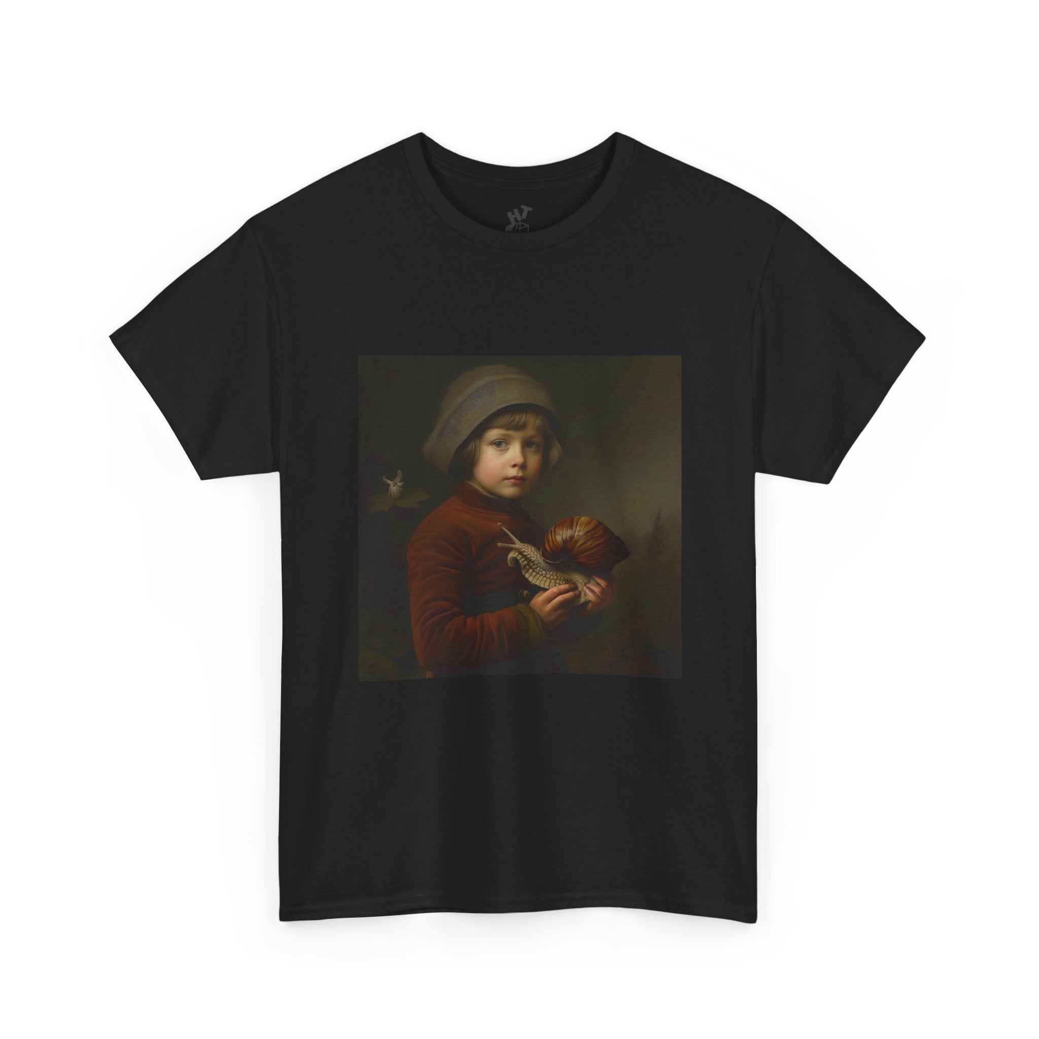 Boy with a snail unisex T-shirt