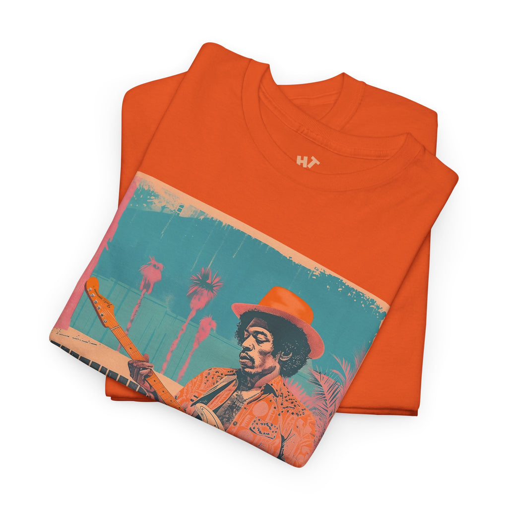 Jimi Hendrix is jamming in the pool T-shirt